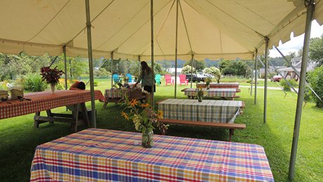 Setting up for a special occasion